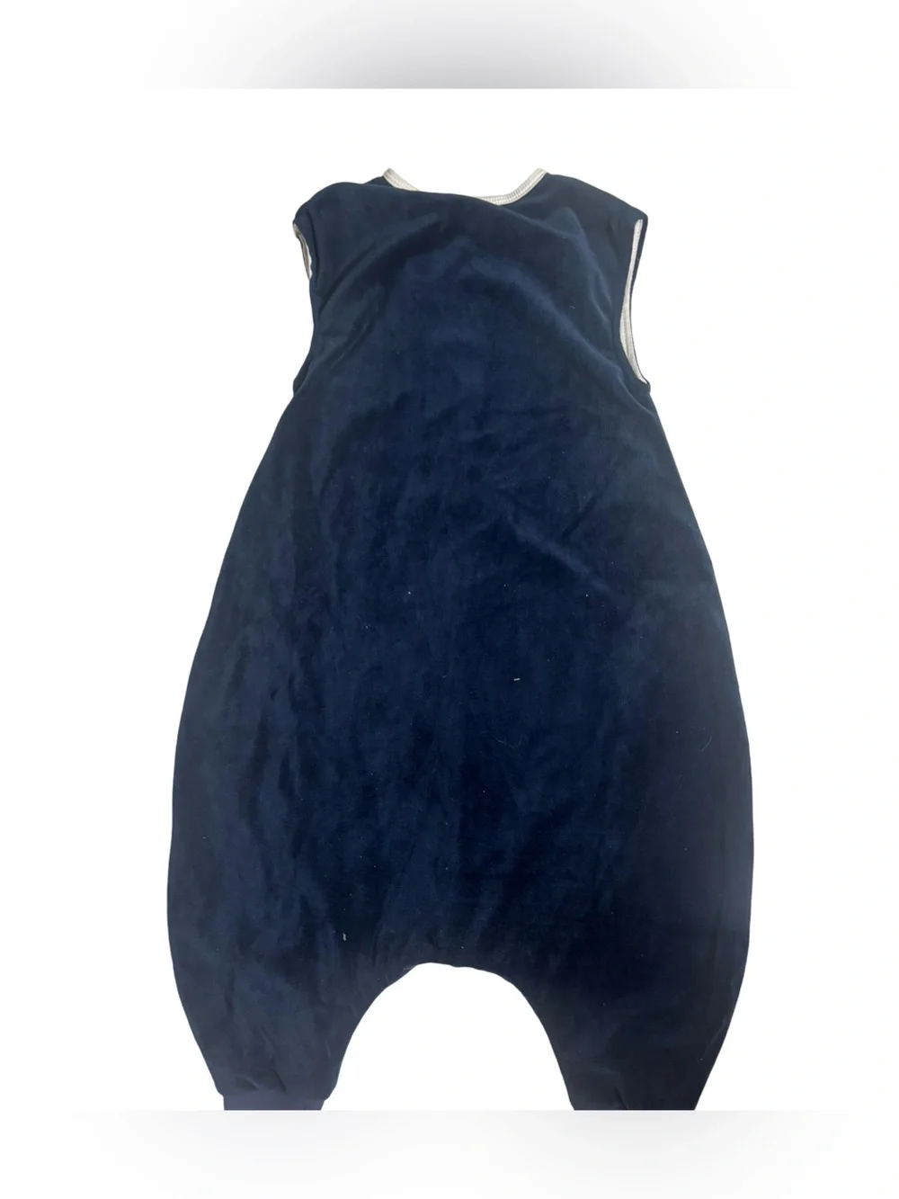 Children's Unisex Navy Owl & Star Sleep Sack - Sleeveless Zippered Pajama Medium